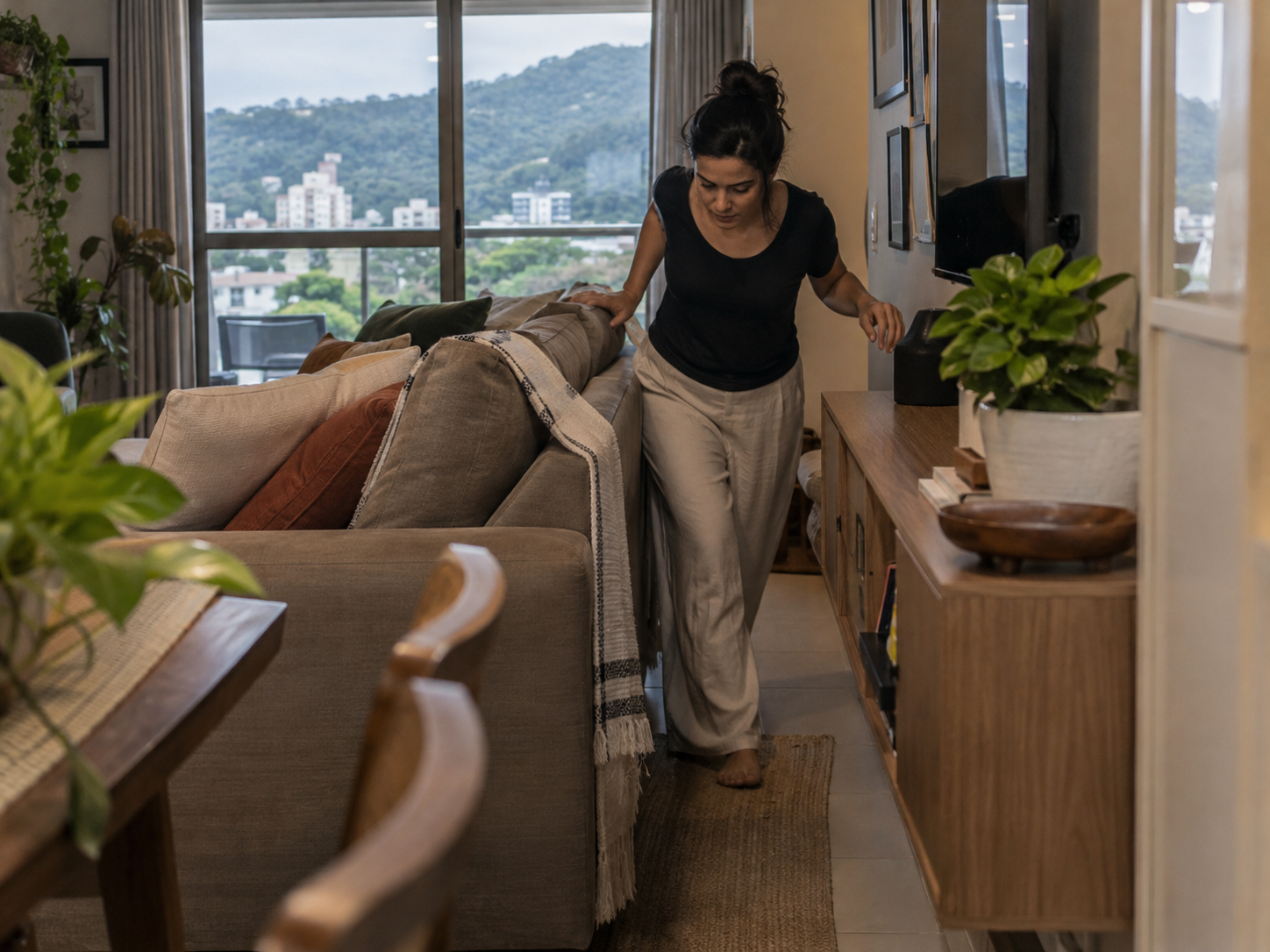 Circulação prejudicada por uma distribuição inadequada dos ambientes